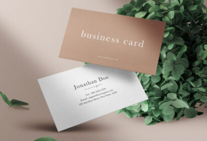 Business Card Mega Menu
